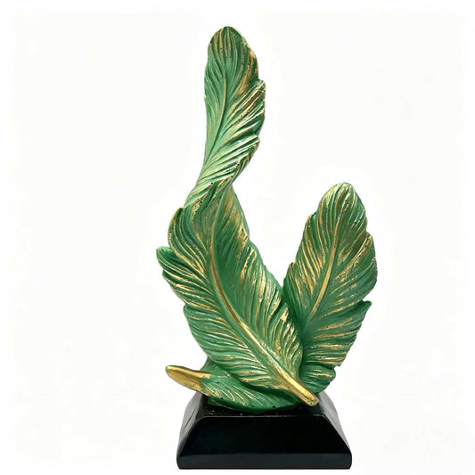 Resin Feather Desktop Ornament