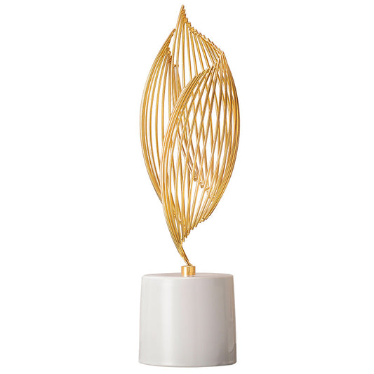 Modern Wire Ceramic Abstract Sculpture
