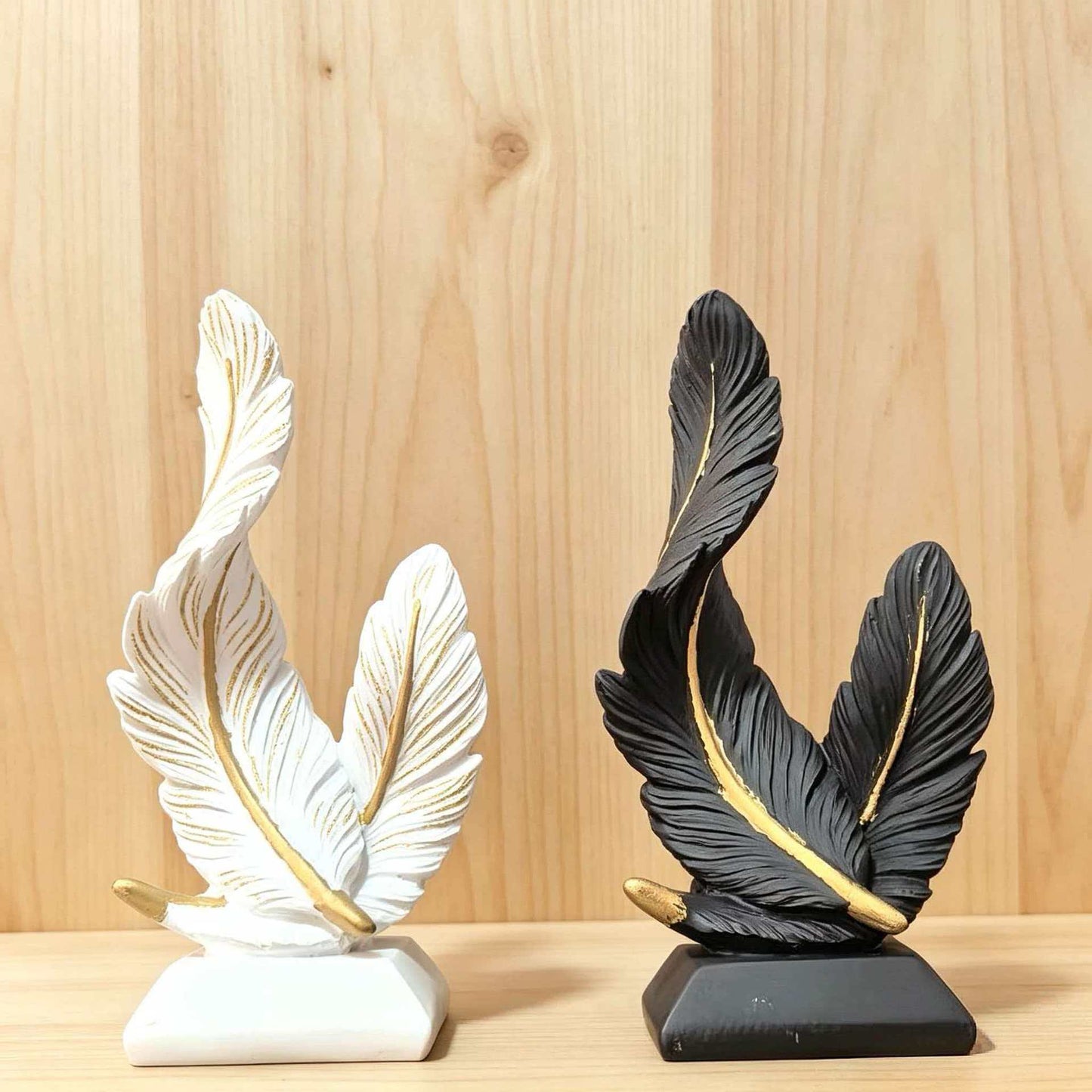 Resin Feather Desktop Ornament